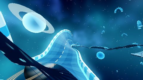 Aurora Coil, an icy official course in Ice Nebula.