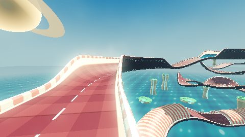 Coral Knot's official course in the Ocean Moon biome.